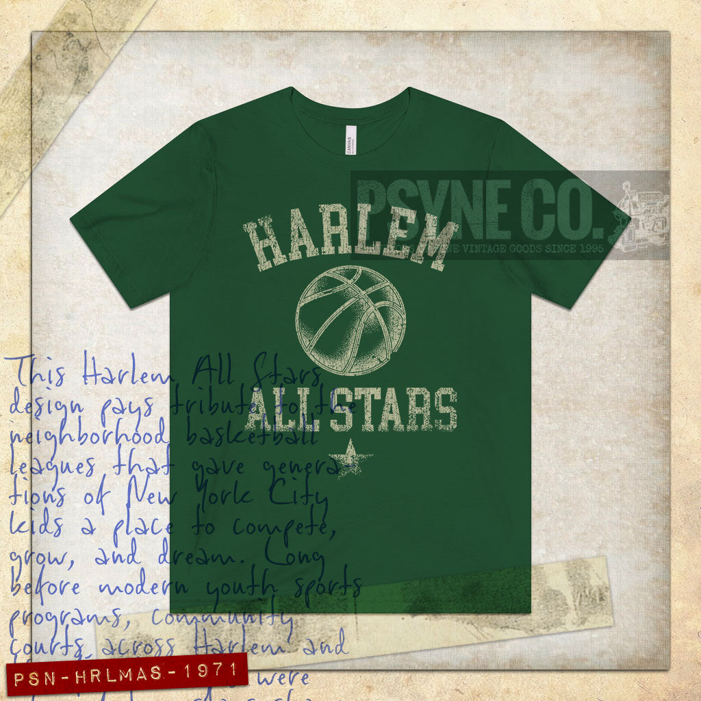 Harlem All Stars 1971 Vintage Men’s T-Shirt