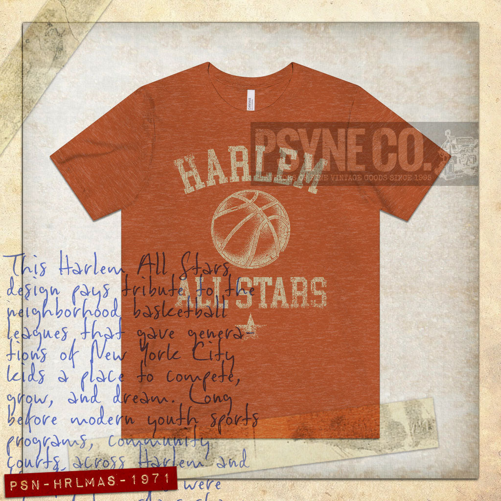 Harlem All Stars 1971 Vintage Men’s T-Shirt