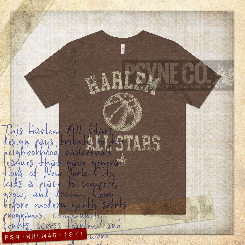 Harlem All Stars 1971 Vintage Men’s T-Shirt