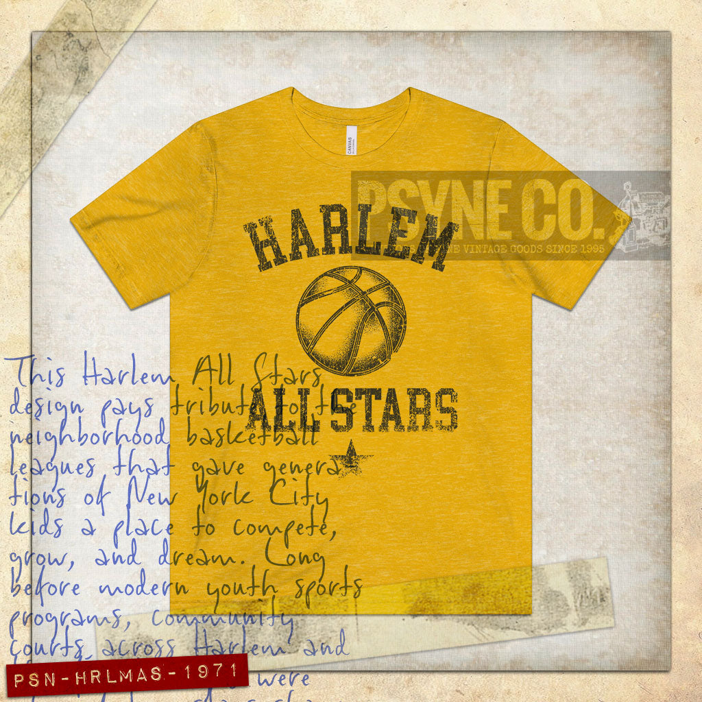 Harlem All Stars 1971 Vintage Men’s T-Shirt