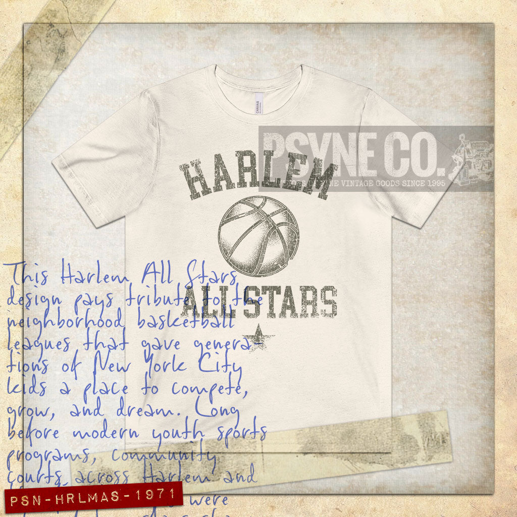 Harlem All Stars 1971 Vintage Men’s T-Shirt