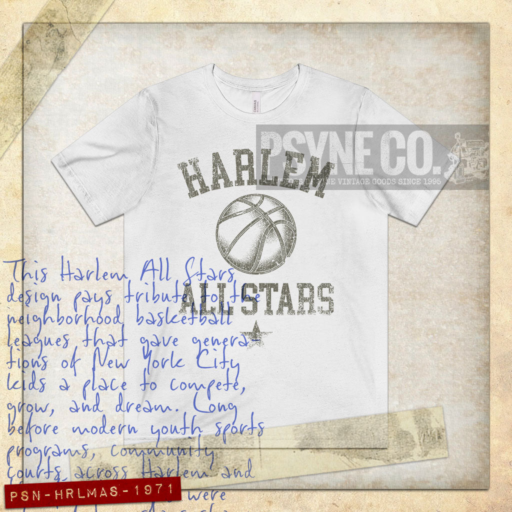 Harlem All Stars 1971 Vintage Men’s T-Shirt