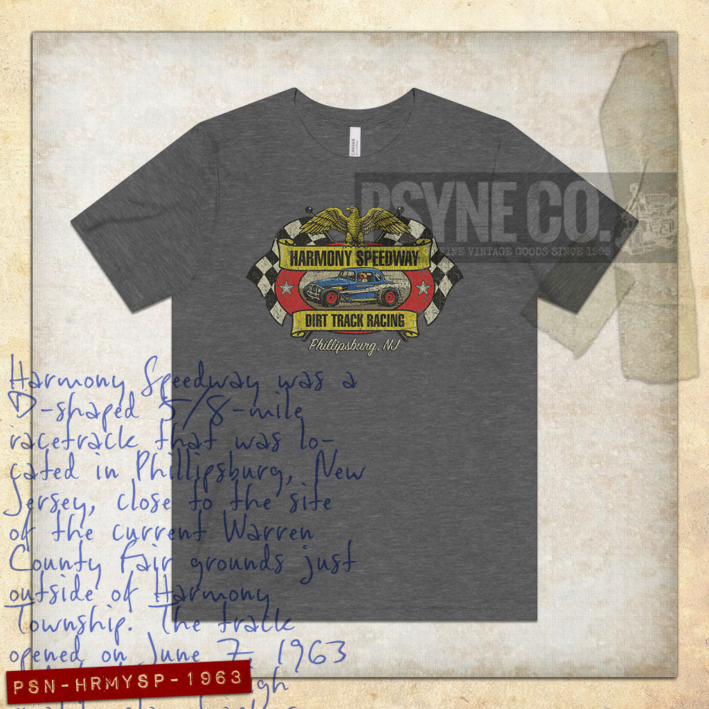 Harmony Speedway New Jersey 1963 Vintage Men's T-Shirt