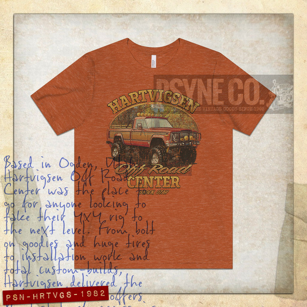 Hartvigsen Off Road Center 1982 Vintage Men's T-Shirt