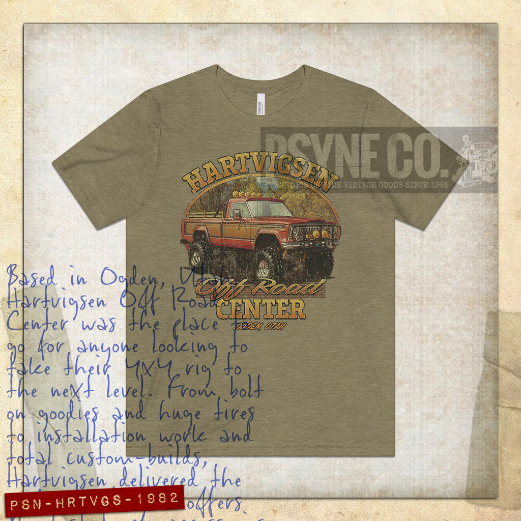 Hartvigsen Off Road Center 1982 Vintage Men's T-Shirt