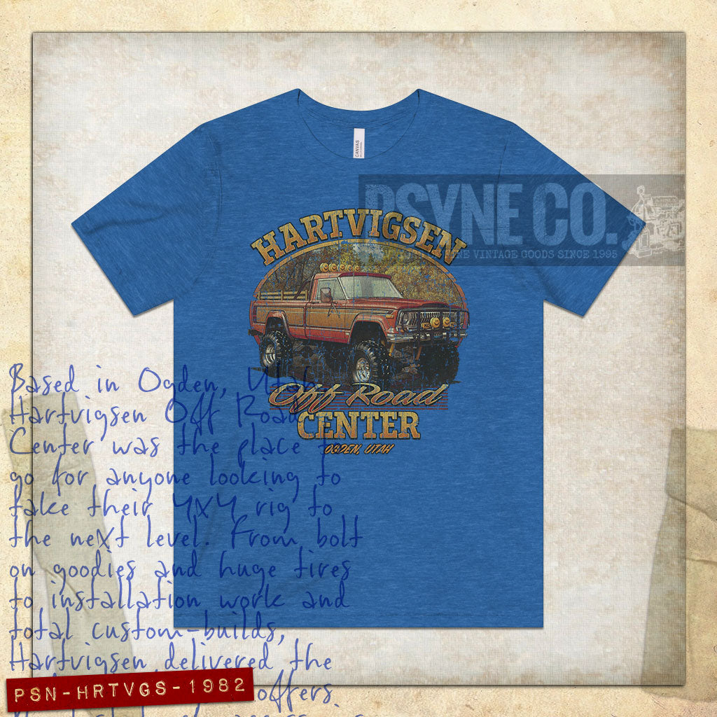 Hartvigsen Off Road Center 1982 Vintage Men's T-Shirt