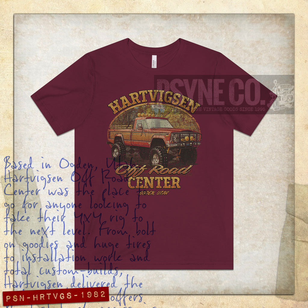 Hartvigsen Off Road Center 1982 Vintage Men's T-Shirt