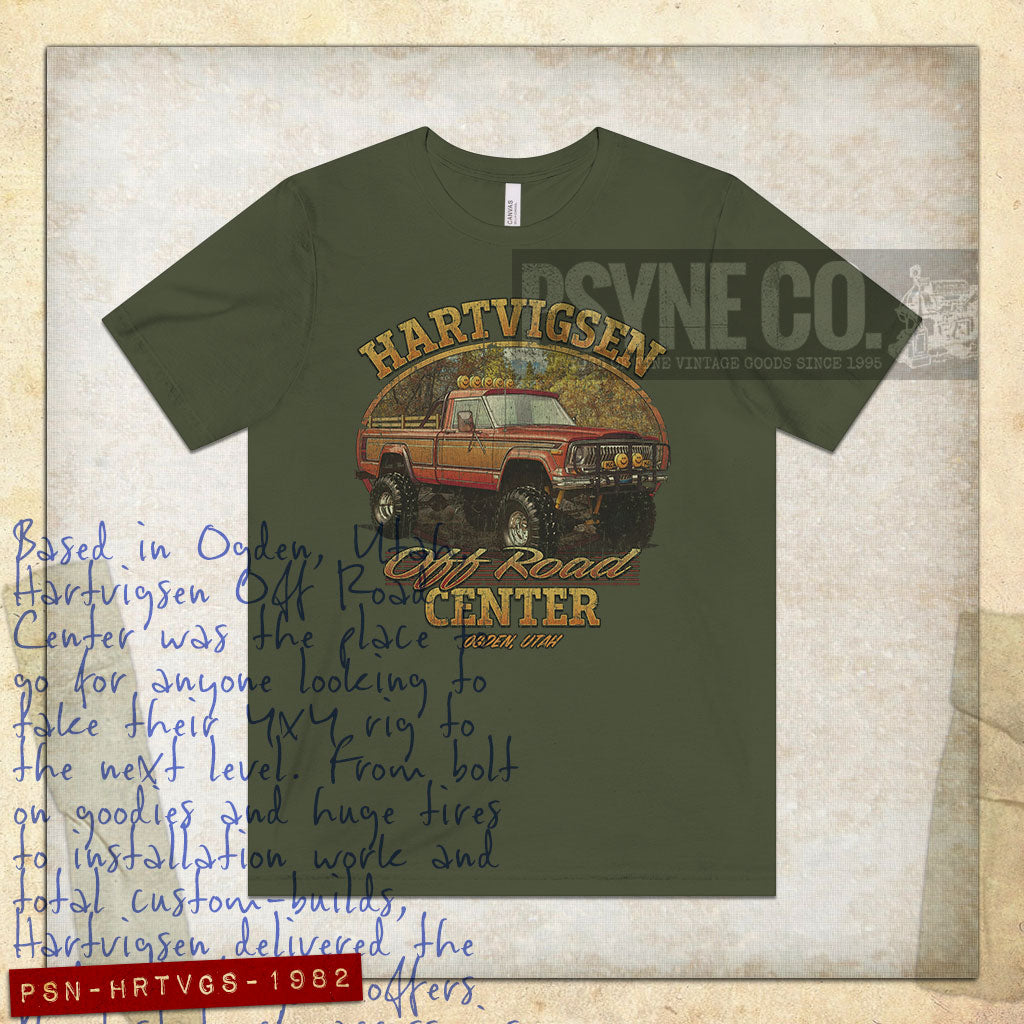 Hartvigsen Off Road Center 1982 Vintage Men's T-Shirt