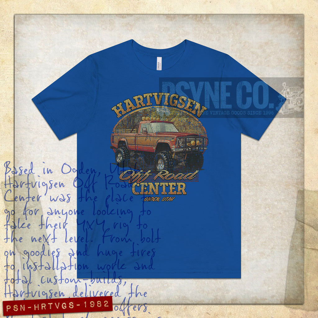 Hartvigsen Off Road Center 1982 Vintage Men's T-Shirt