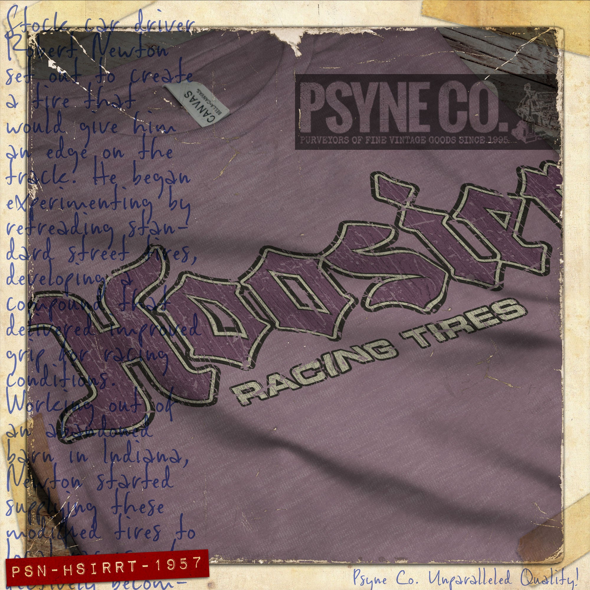 Hoosier Racing Tires 1957 Vintage Men's T-Shirt