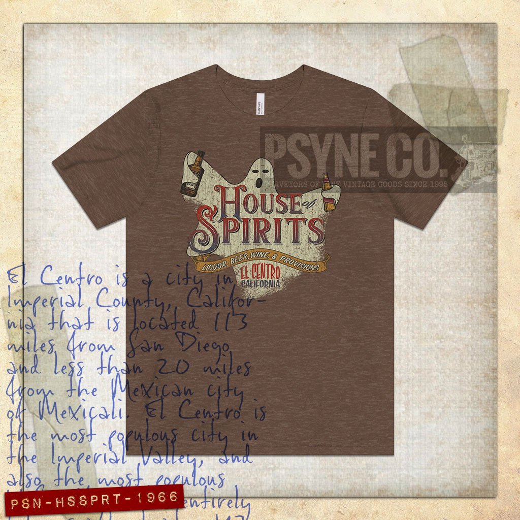 House of Spirits El Centro 1966 Vintage Men's T-Shirt