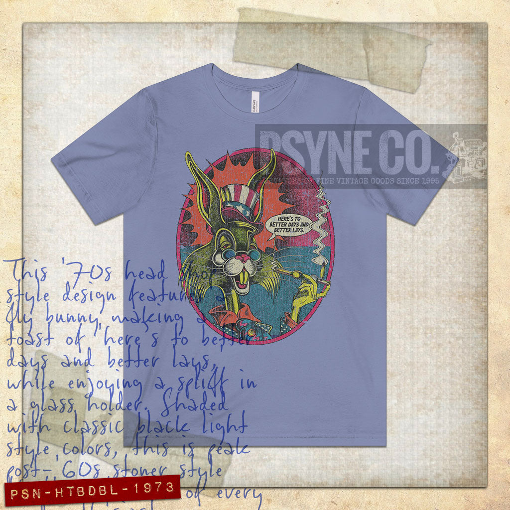 Here’s to Better Days and Better Lays 1973 Vintage Men's T-Shirt