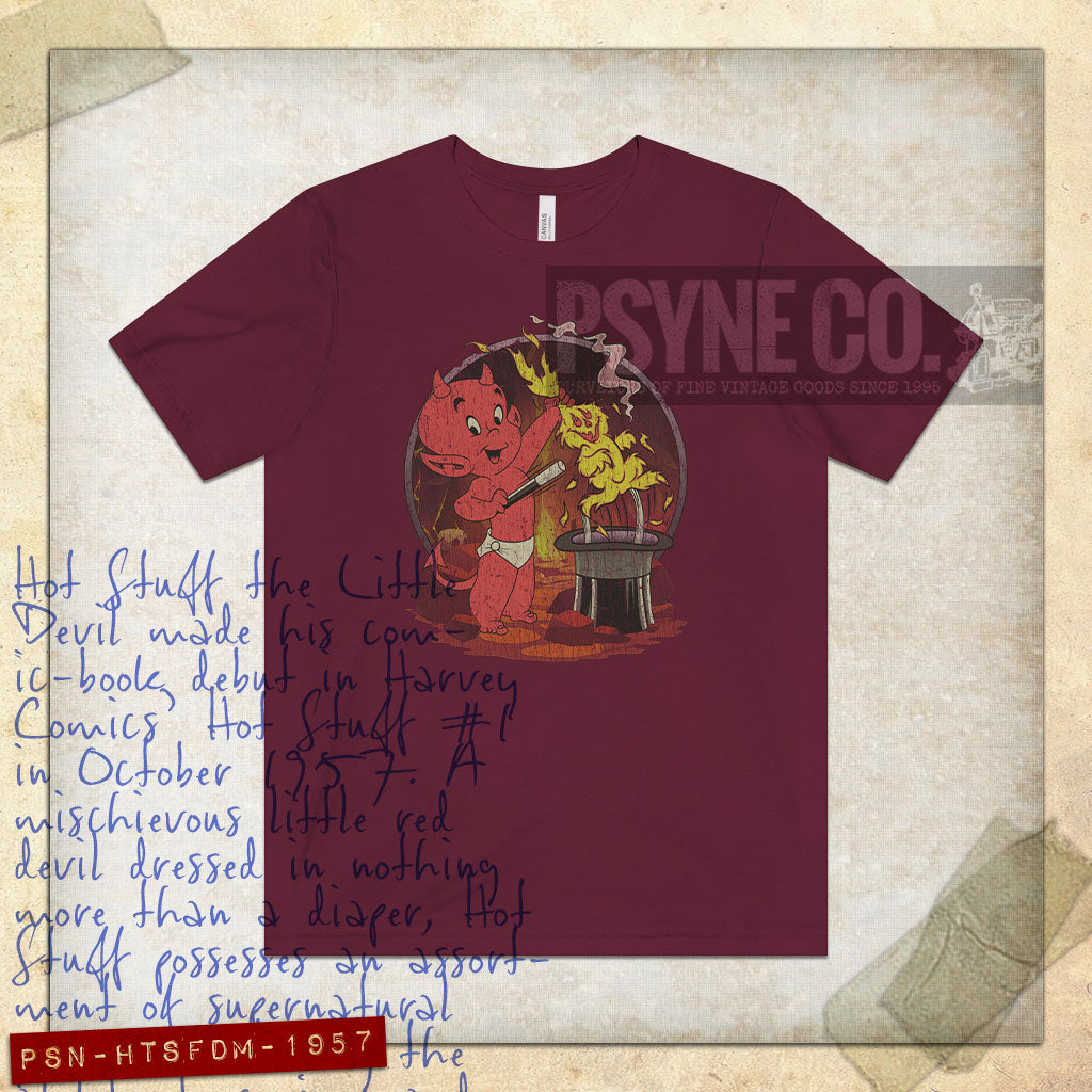 Hot Stuff Devil Magic 1957 Vintage Men's T-Shirt