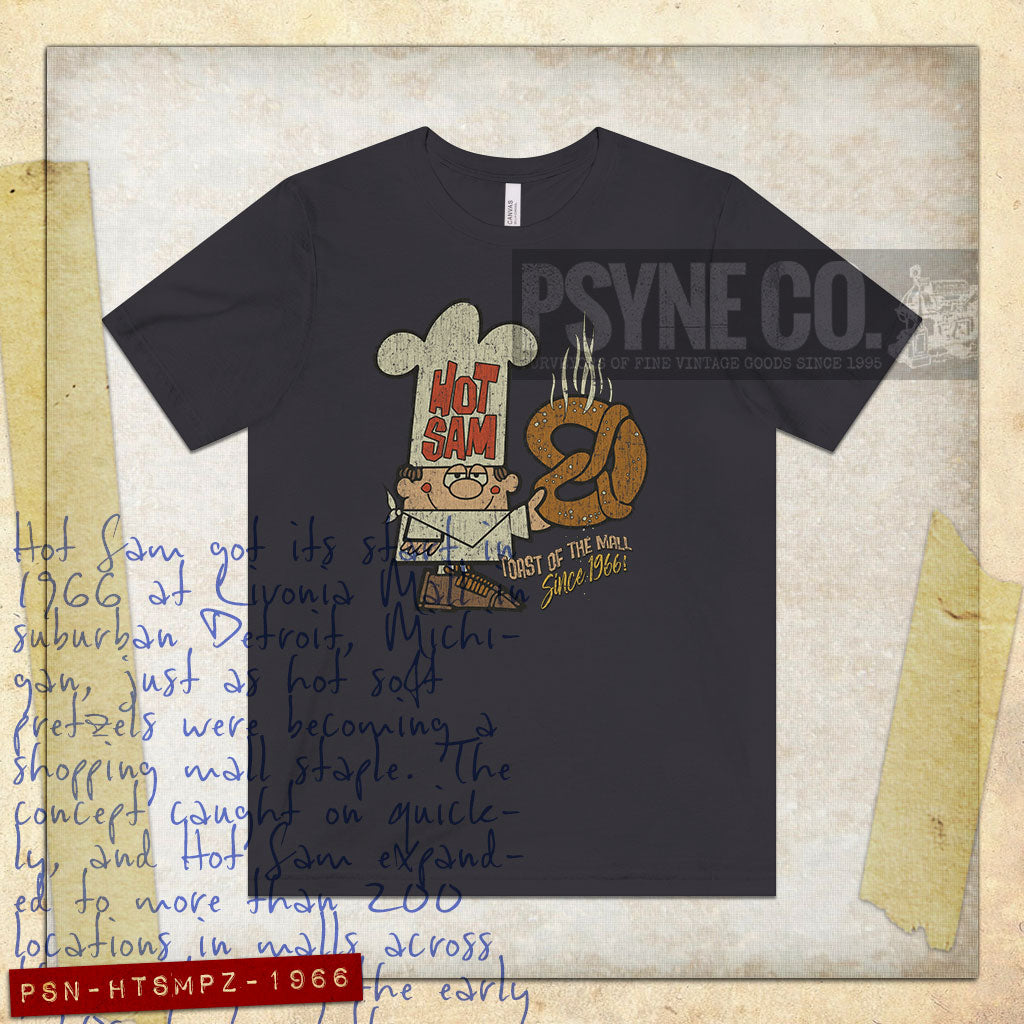 Hot Sam Pretzels 1966 Vintage Men's T-Shirt