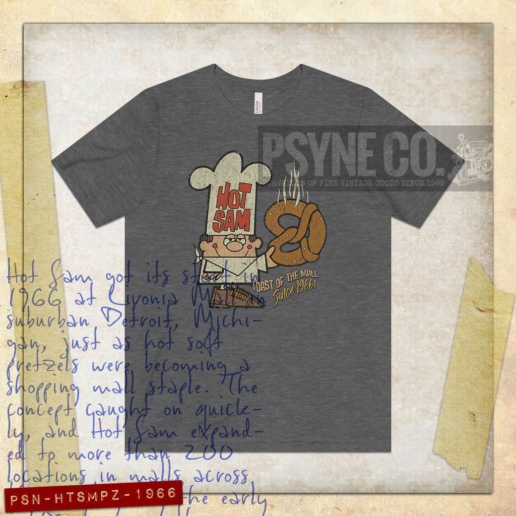 Hot Sam Pretzels 1966 Vintage Men's T-Shirt