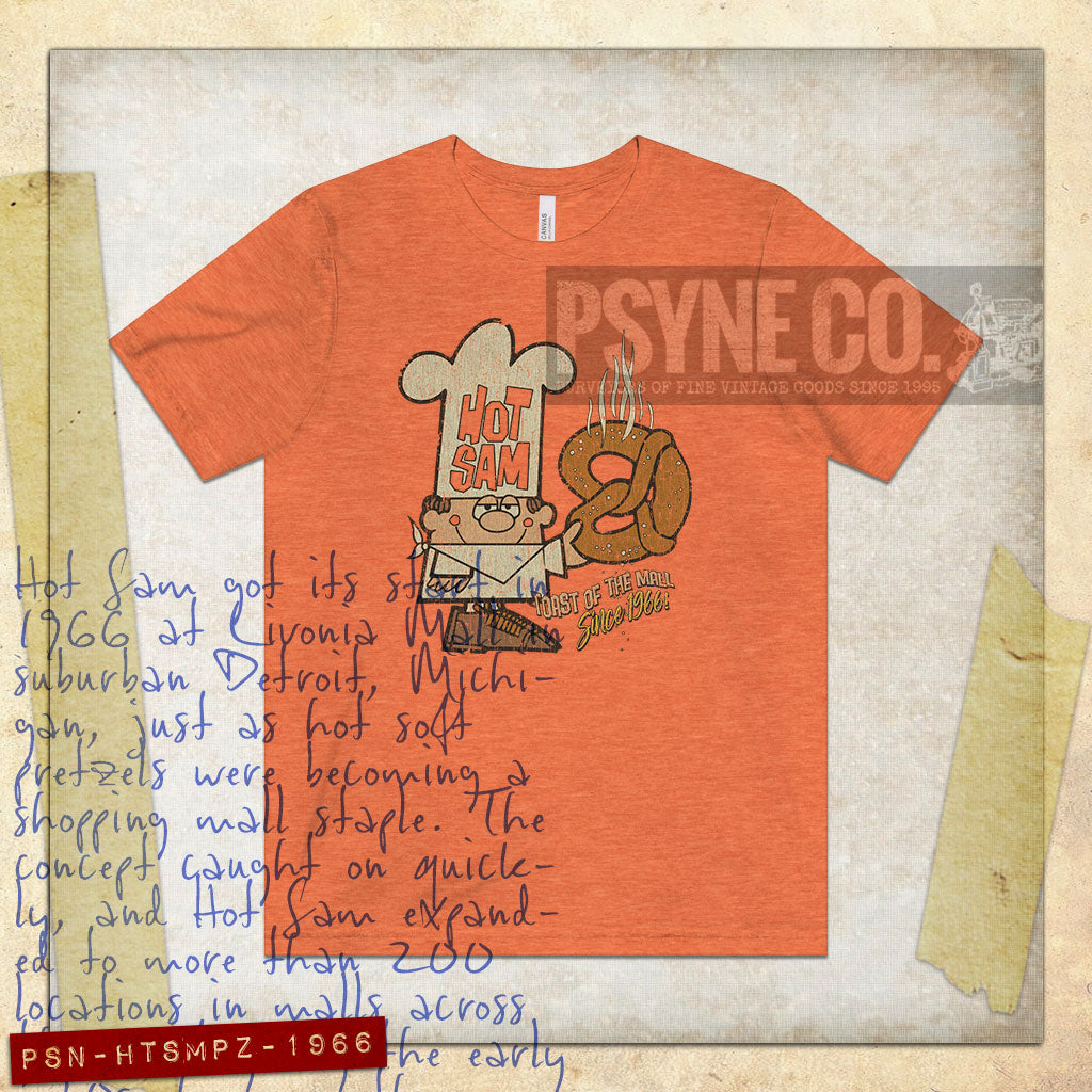 Hot Sam Pretzels 1966 Vintage Men's T-Shirt
