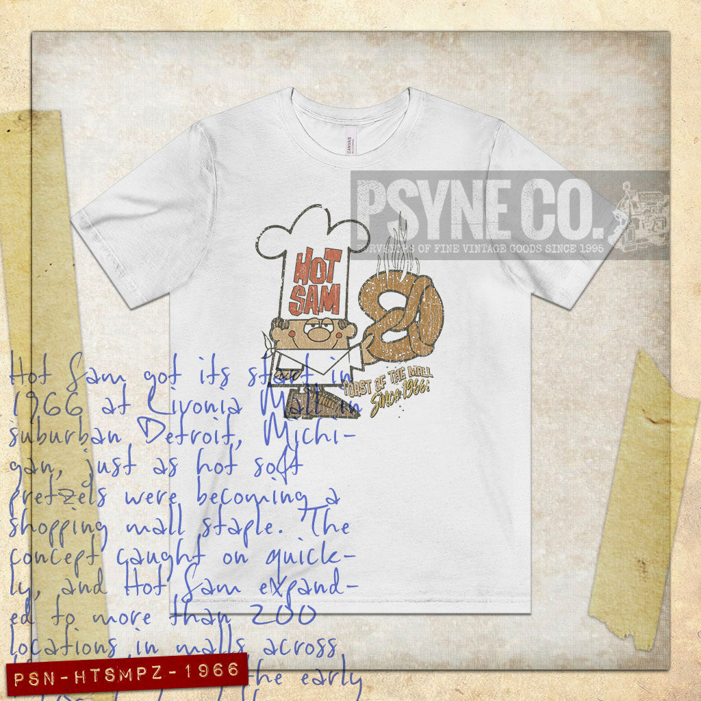 Hot Sam Pretzels 1966 Vintage Men's T-Shirt