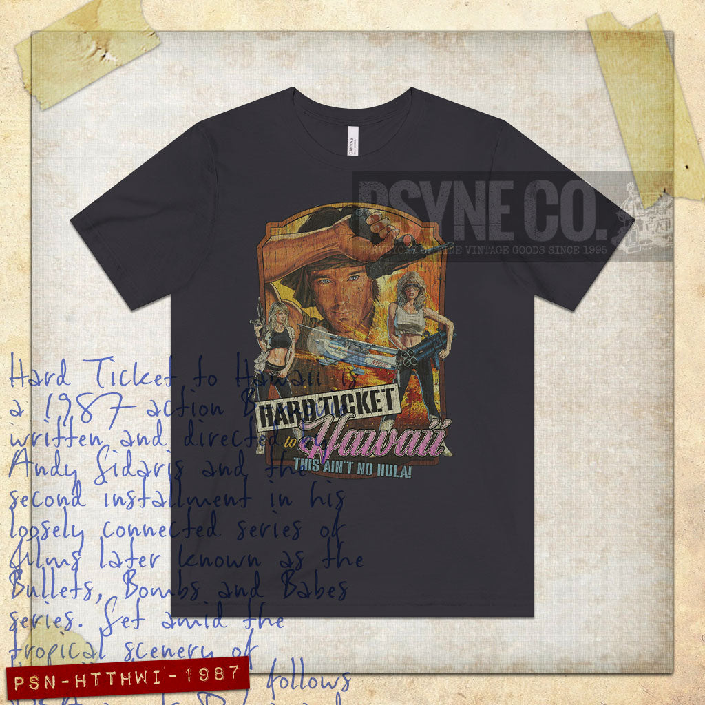 Hard Ticket to Hawaii 1987 Vintage Men's T-Shirt