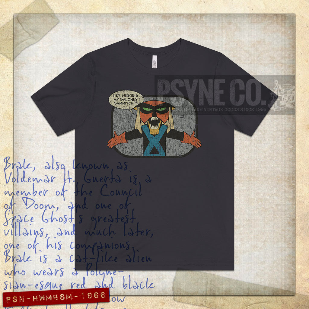 Hey, Where's My Baloney Sammitch 1966 Vintage Men's T-Shirt