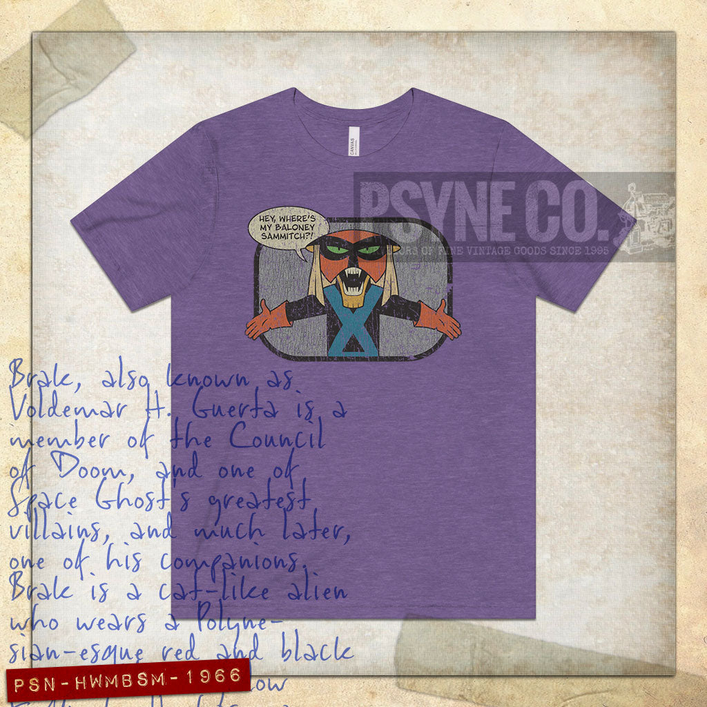 Hey, Where's My Baloney Sammitch 1966 Vintage Men's T-Shirt