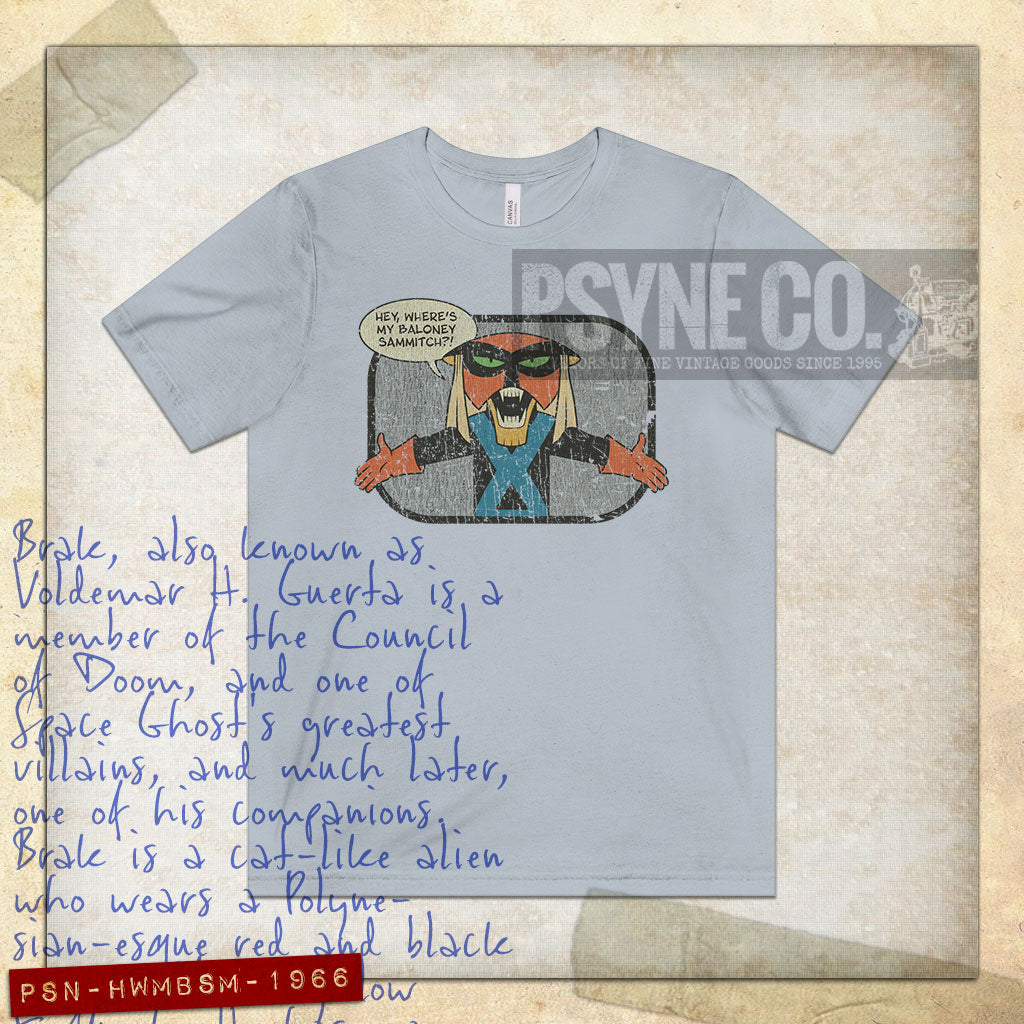 Hey, Where's My Baloney Sammitch 1966 Vintage Men's T-Shirt