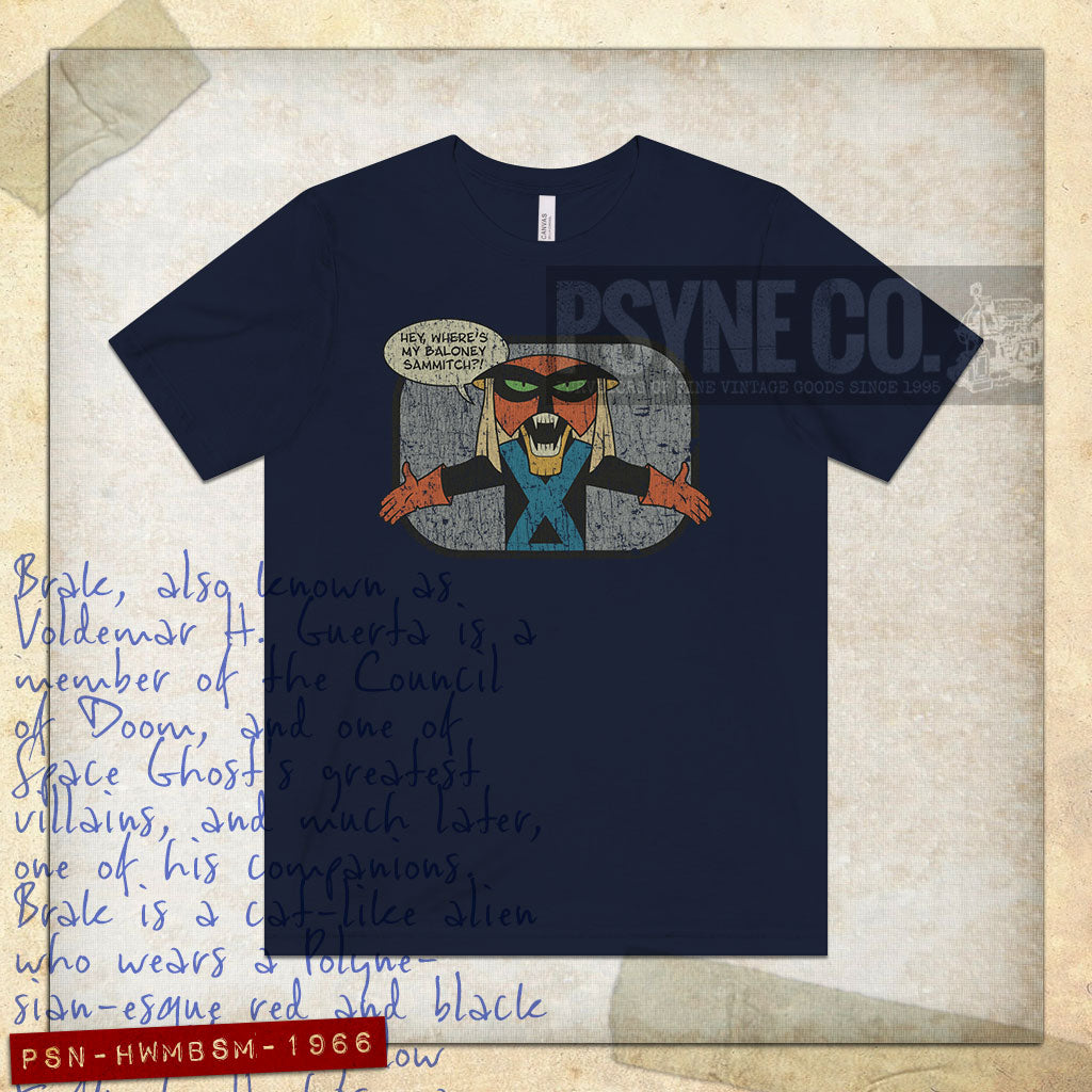 Hey, Where's My Baloney Sammitch 1966 Vintage Men's T-Shirt