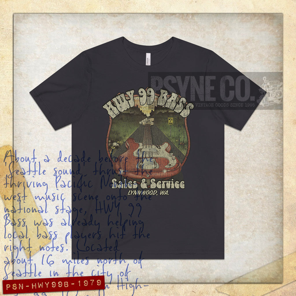 HWY 99 Bass 1979 Vintage Men's T-Shirt
