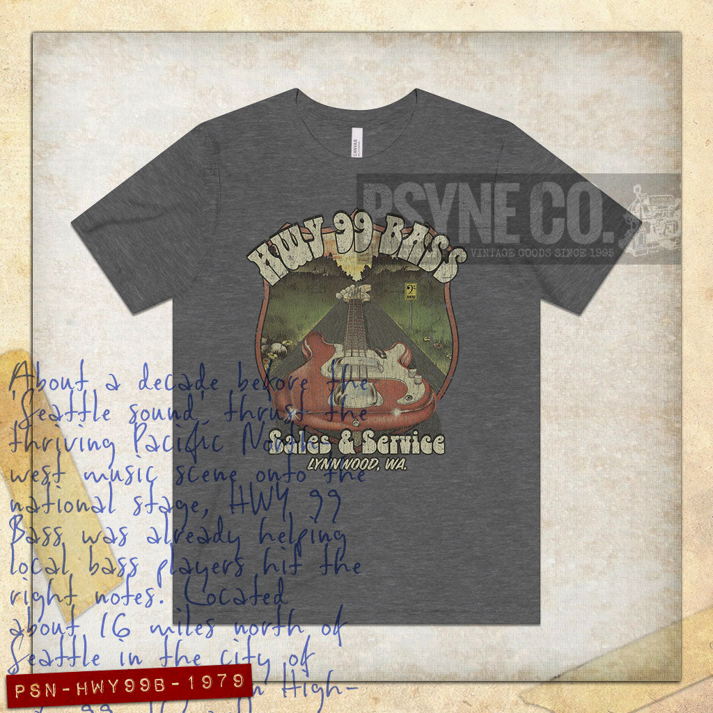HWY 99 Bass 1979 Vintage Men's T-Shirt