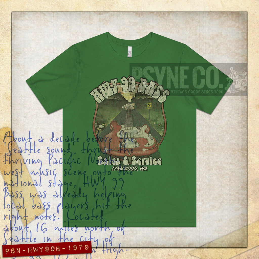 HWY 99 Bass 1979 Vintage Men's T-Shirt