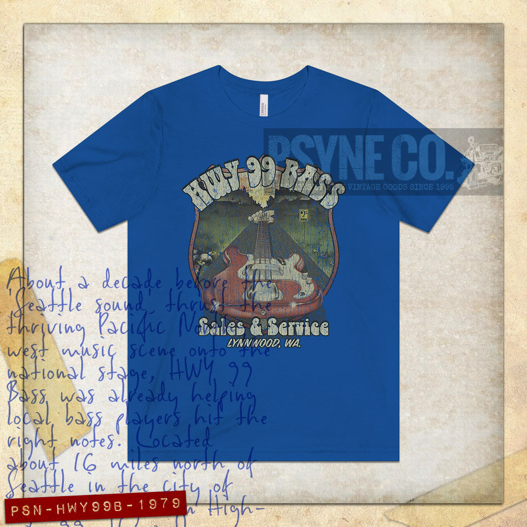 HWY 99 Bass 1979 Vintage Men's T-Shirt