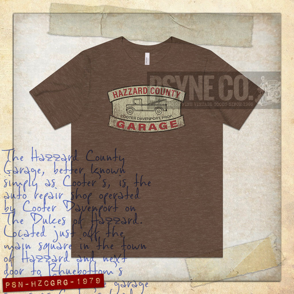 Hazzard County Garage 1979 Vintage Men's T-Shirt