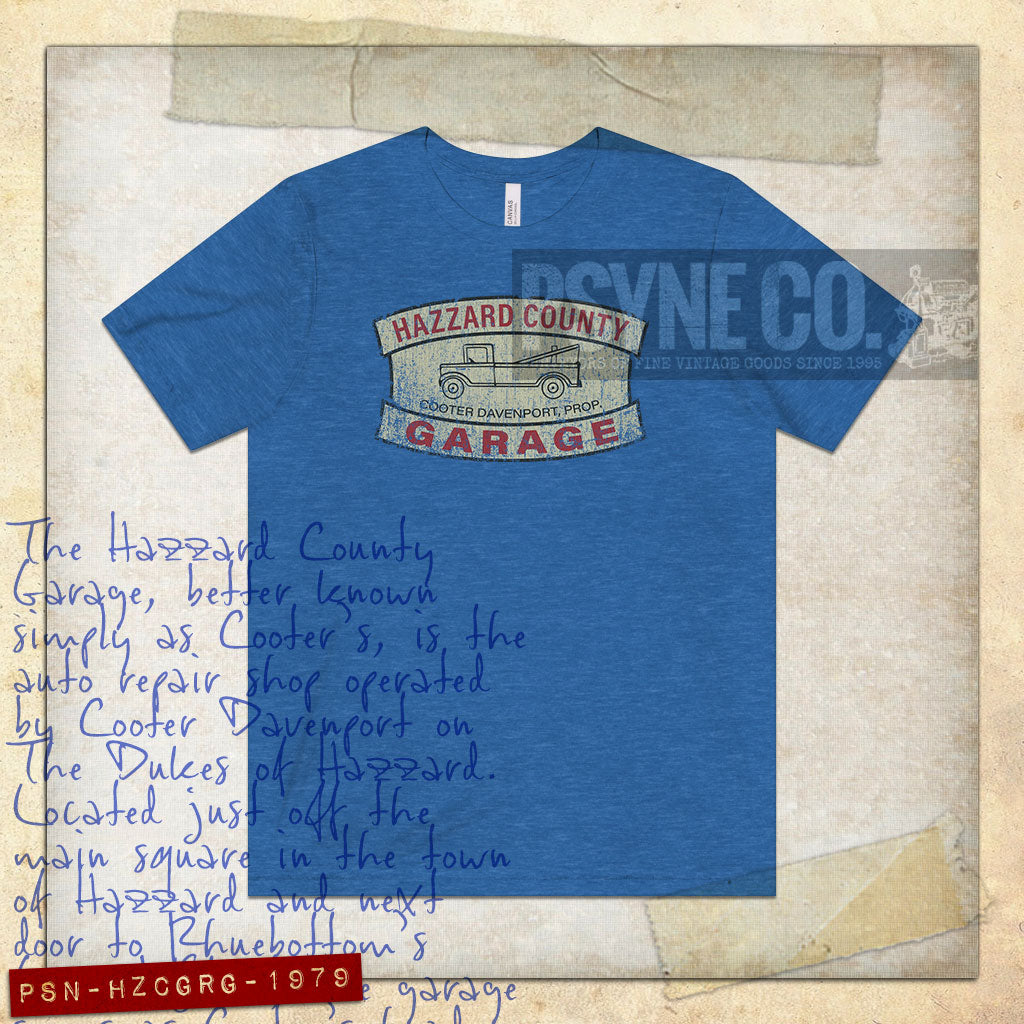 Hazzard County Garage 1979 Vintage Men's T-Shirt