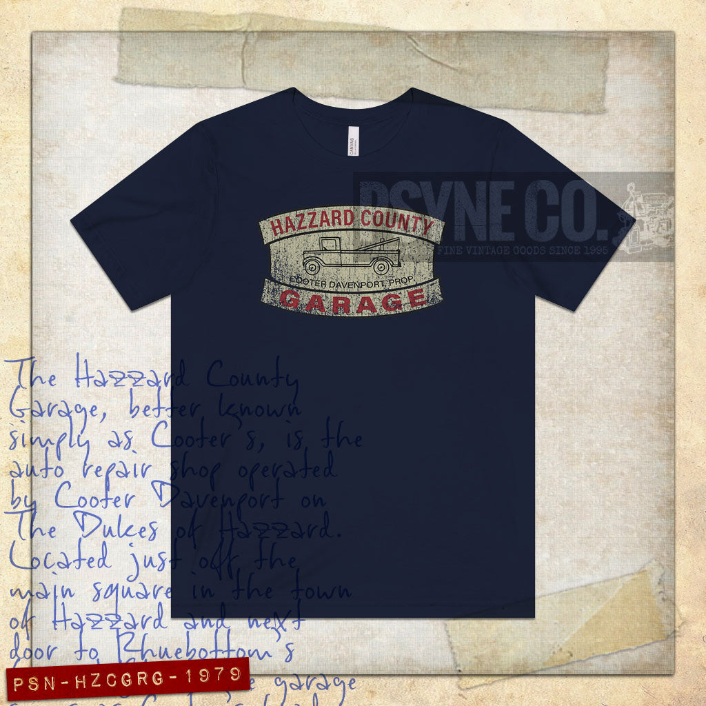 Hazzard County Garage 1979 Vintage Men's T-Shirt