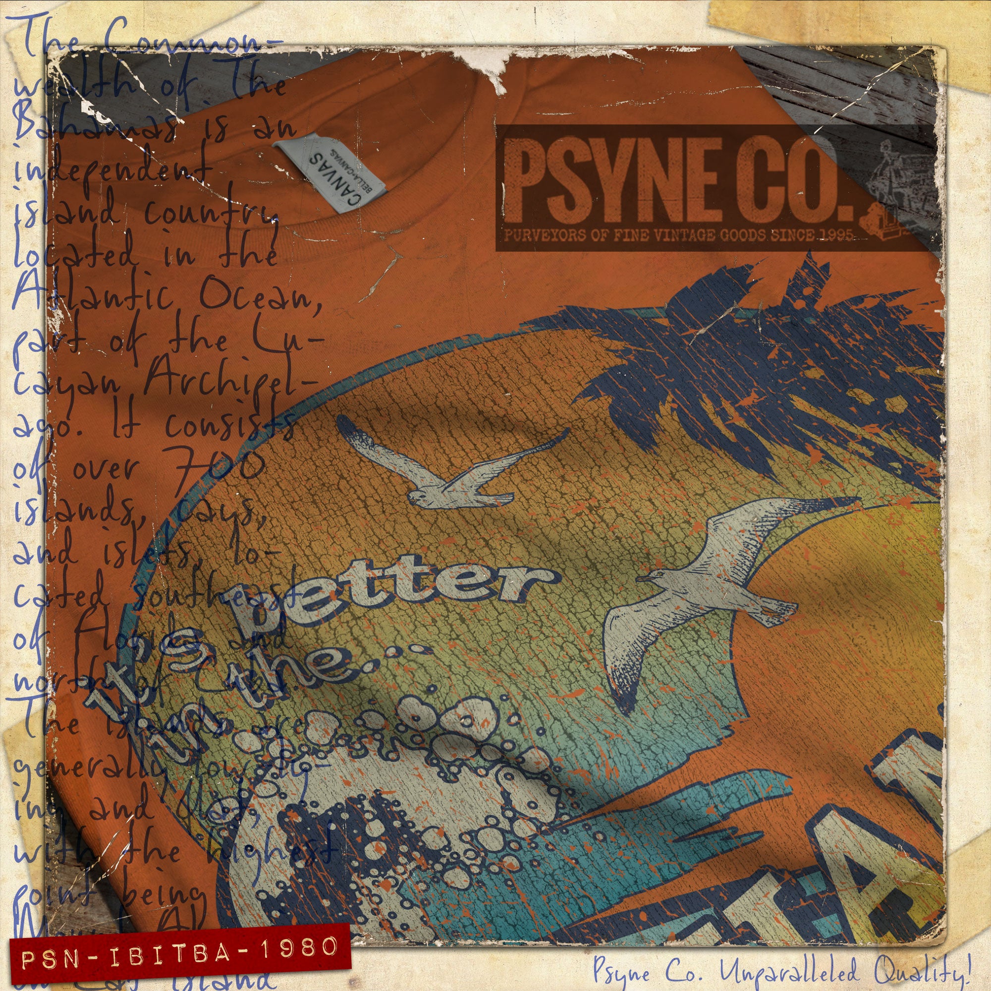 It's Better in The Bahamas 1980 Vintage Men's T-Shirt