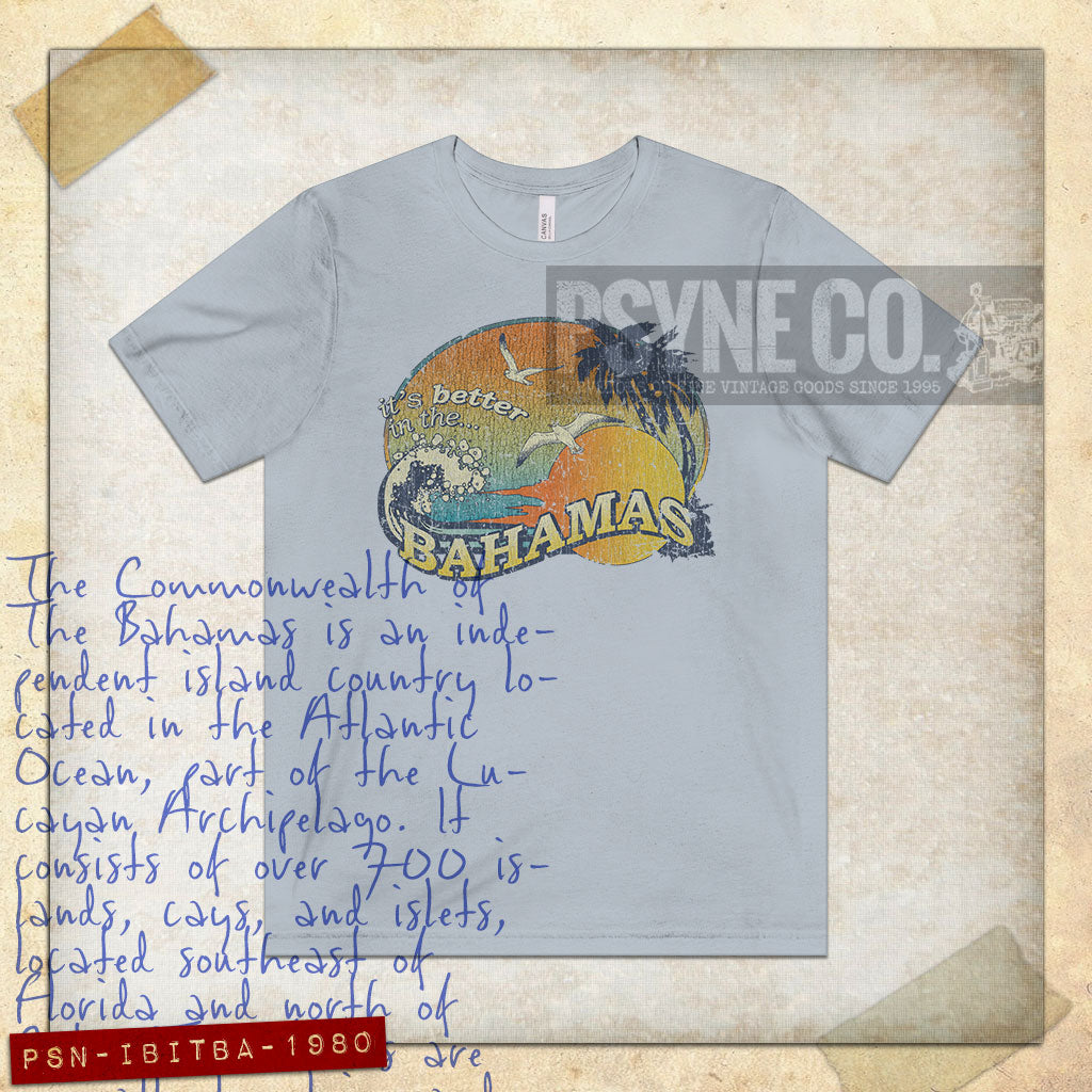 It's Better in The Bahamas 1980 Vintage Men's T-Shirt