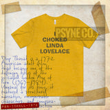 I Choked Linda Lovelace 1972 Vintage Men's T-Shirt