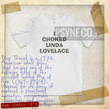 I Choked Linda Lovelace 1972 Vintage Men's T-Shirt