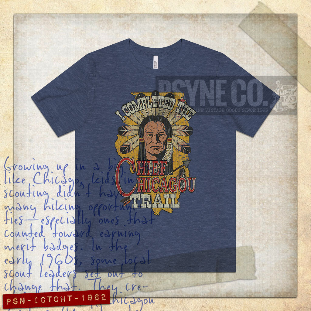 I Completed The Chief Chicagou Trail 1962 Vintage Men's T-Shirt