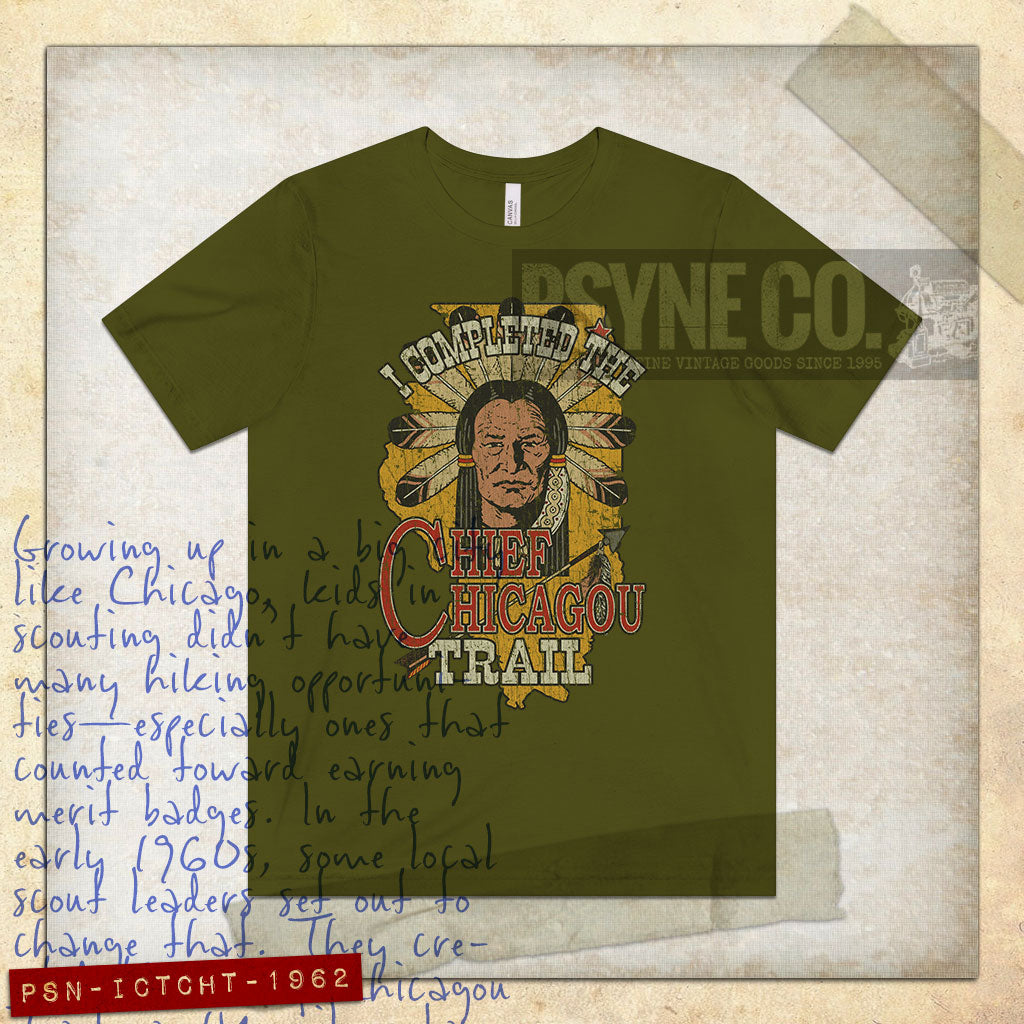 I Completed The Chief Chicagou Trail 1962 Vintage Men's T-Shirt