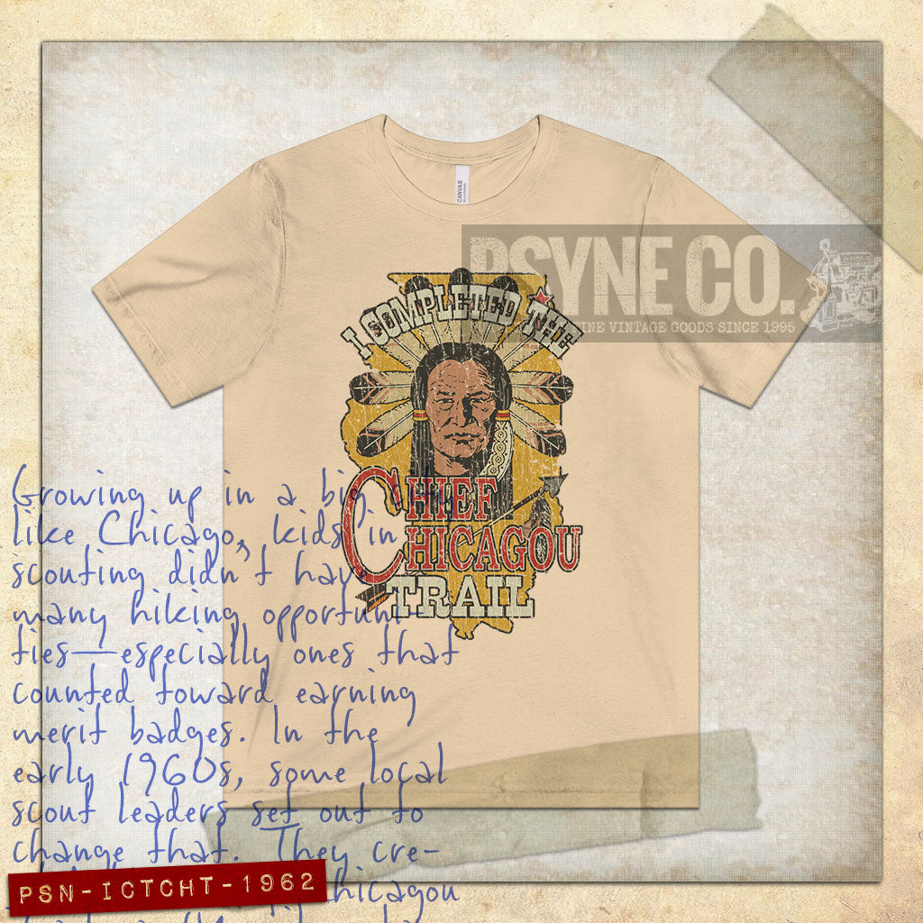 I Completed The Chief Chicagou Trail 1962 Vintage Men's T-Shirt