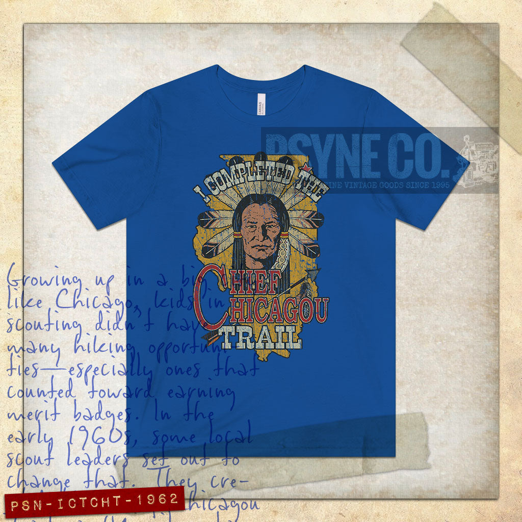 I Completed The Chief Chicagou Trail 1962 Vintage Men's T-Shirt