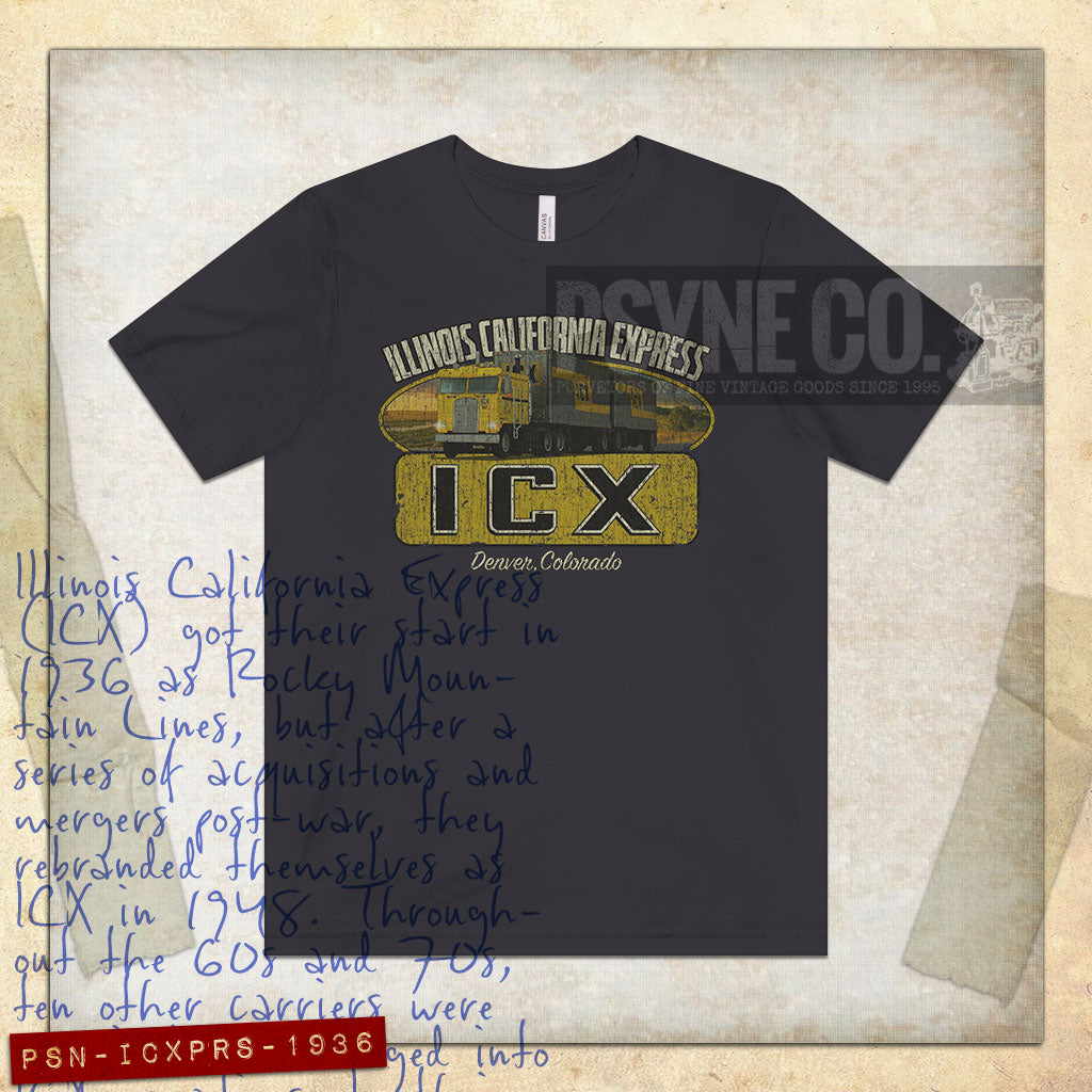 ICX Illinois California Express 1936 Vintage Men's T-Shirt