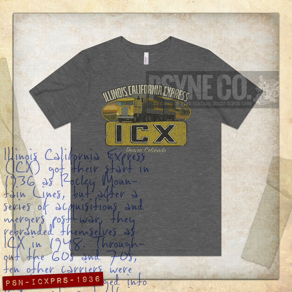 ICX Illinois California Express 1936 Vintage Men's T-Shirt