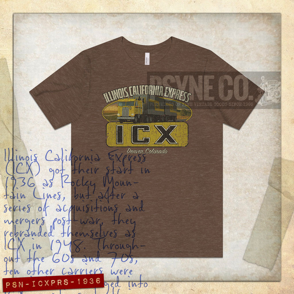 ICX Illinois California Express 1936 Vintage Men's T-Shirt