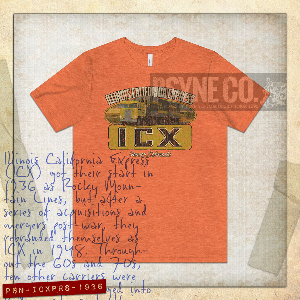 ICX Illinois California Express 1936 Vintage Men's T-Shirt