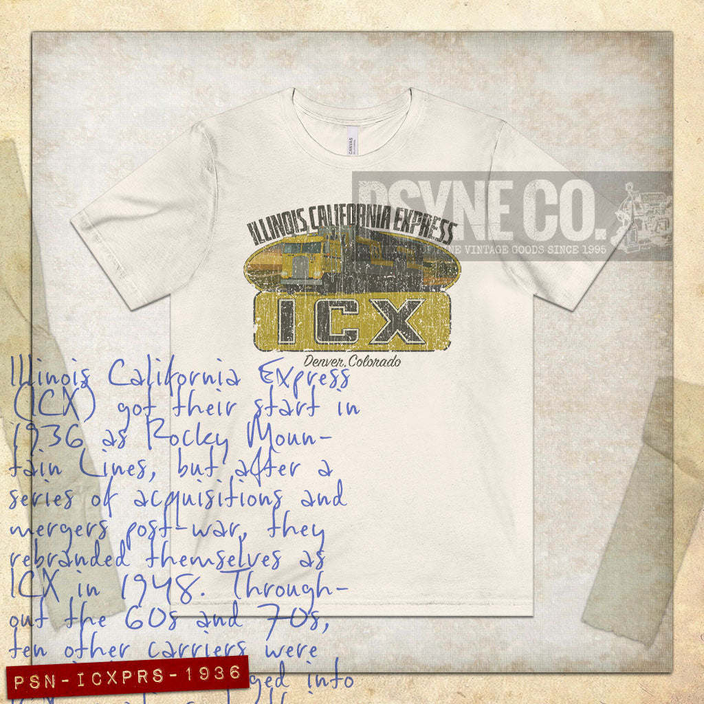 ICX Illinois California Express 1936 Vintage Men's T-Shirt