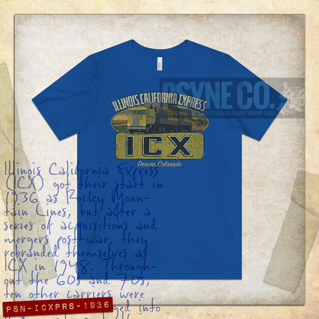 ICX Illinois California Express 1936 Vintage Men's T-Shirt