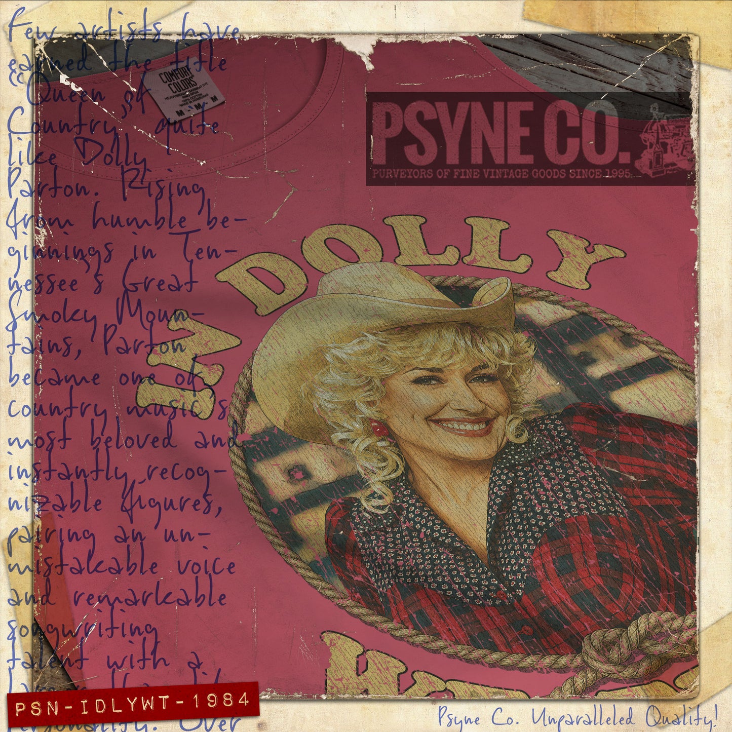 In Dolly We Trust 1984 Vintage Tank Top