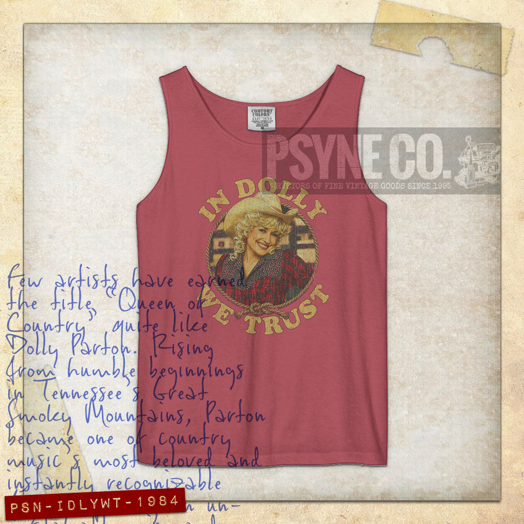 In Dolly We Trust 1984 Vintage Tank Top
