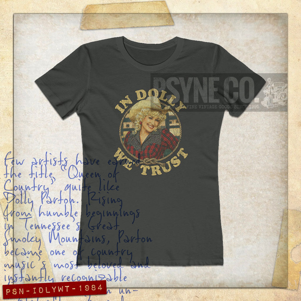 In Dolly We Trust 1984 Vintage Women's T-Shirt